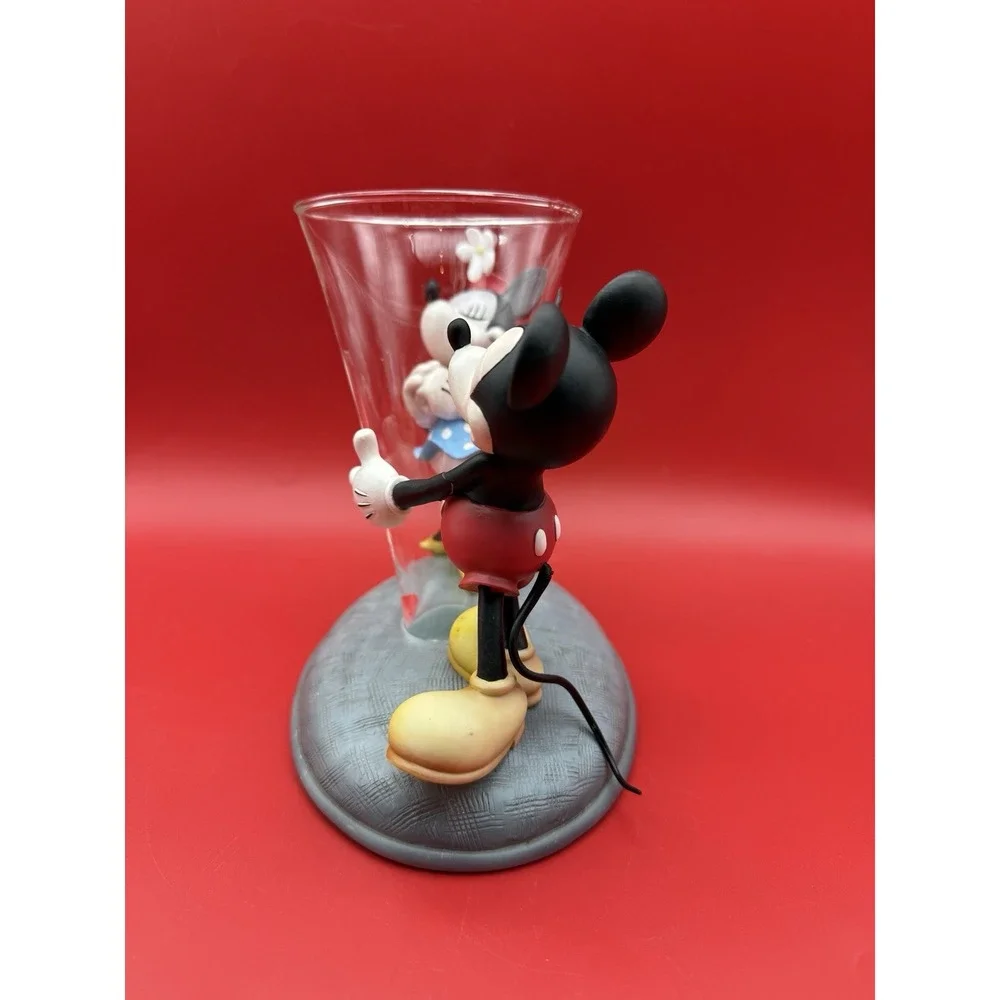 RARE Hallmark Flower Vase Disney Mickey & Minnie Mouse Limited Edition Figurine
